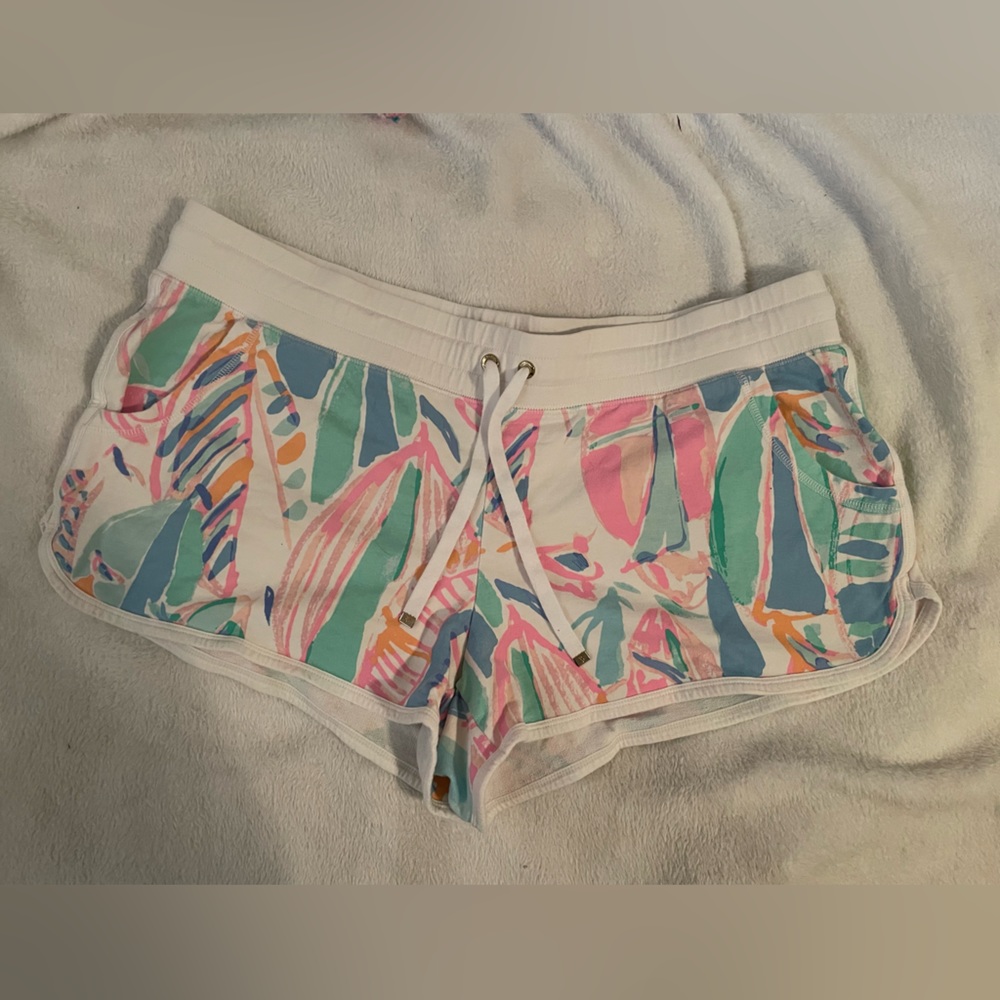 Lilly Pulitzer Out to Sea Terry Shorts XL